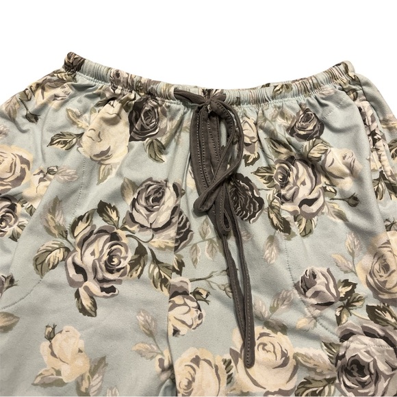 Flora by Flora Nikrooz | 2 Piece Light Blue Floral Pajamas Size Small - Picture 10 of 11